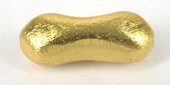 Gold Plate Copper bead Peanut 15x36mm 2 pack-findings-Beadthemup