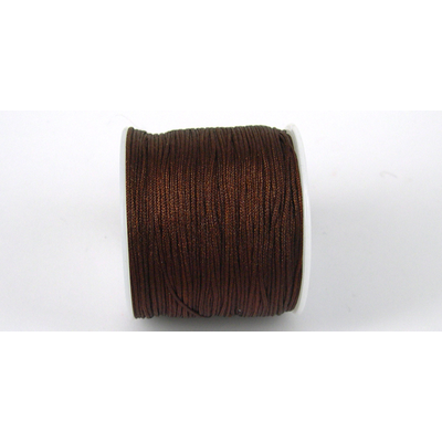 Poly Cord 1mm 50m roll Brown