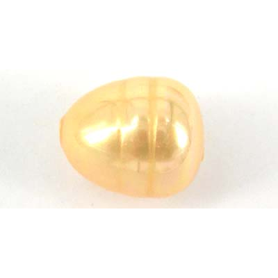 Shell Based Pearl Teardrop 12x14mm Gold PAIR