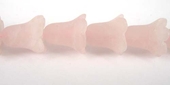 Rose Quartz 13mm Frosted Flower EACH BEAD-beads incl pearls-Beadthemup