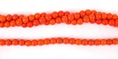 Howlite Dyed Round 8mm Orange beads per strand 49Beads-beads incl pearls-Beadthemup