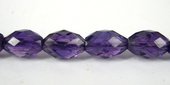 Amethyst 10x6mm Faceted Olive beads per strand 44 Beads-beads incl pearls-Beadthemup