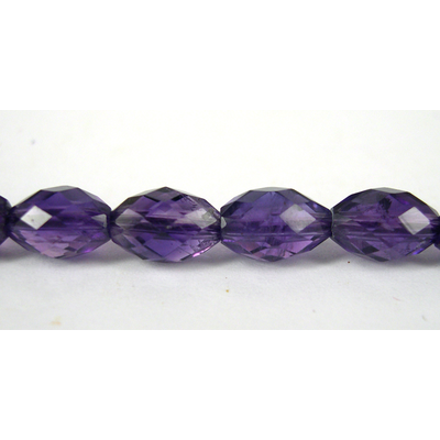 Amethyst 10x6mm Faceted Olive beads per strand 44 Beads