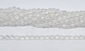 Clear Quartz 6mm Fac Round beads per strand 64 Beads-beads incl pearls-Beadthemup