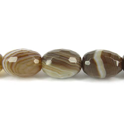 Sardonyx dyed Faceted Oval 16x20mm beads per strand 20