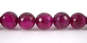 Agate Dyed 12mm Faceted Round beads per strand 33-beads incl pearls-Beadthemup