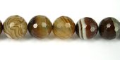 Sardonyx dyed Faceted Round 16mm beads per strand 25-beads incl pearls-Beadthemup