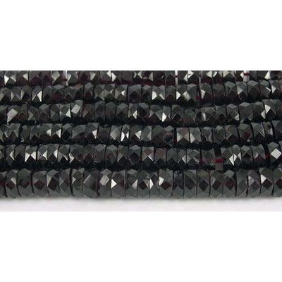 Garnet 6.5x3mm Faceted Wheel beads per strand  130