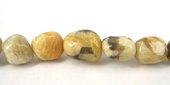 Zebradorite (graphic Quartz)nugget Polished 1-beads incl pearls-Beadthemup