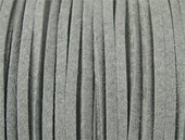 Faux Suede 3mm Grey per Meter-stringing-Beadthemup