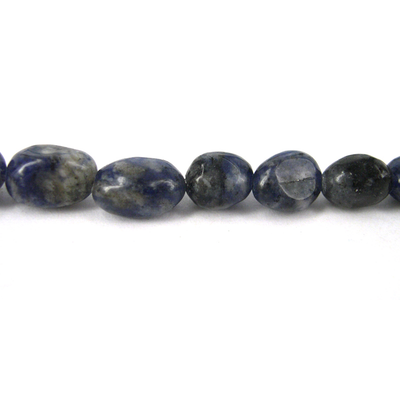 Sodalite nugget Polished 10x8mm beads per strand 36Beads