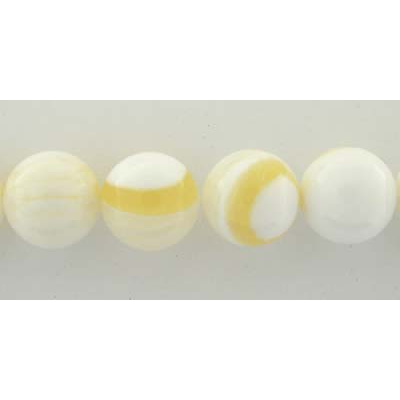 Shell 14mm round beads per strand 28 Beads