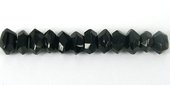 Onyx 5x9mm Fac Side drill nugget EACH BEAD-beads incl pearls-Beadthemup