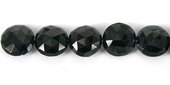 Spinel 14mm Faceted Flat Coin EACH BEAD-beads incl pearls-Beadthemup