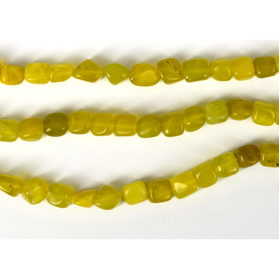 Korean Jade nugget Polished 10x10mm beads per strand 36Beads