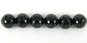 Black Spinel 10mm Faceted Round EACH bead-beads incl pearls-Beadthemup