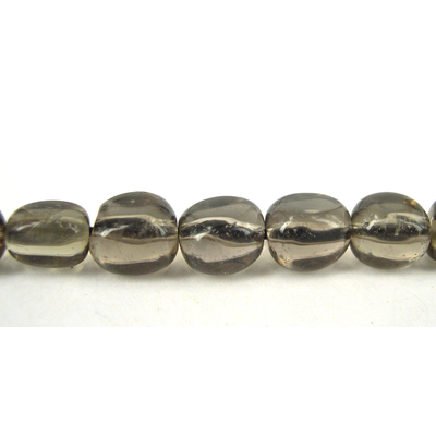 Smokey Quartz nugget Polished 10x8mm beads per strand 36Bead