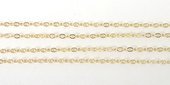 14k Gold Filled 1.3mm cable link chain 1M-14k gold filled-Beadthemup