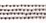 Sterling Silver Handmade chain Garnet per 50cm