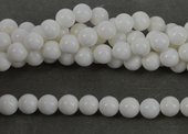 White Shell 8mm Round beads per strand 49 Beads-beads incl pearls-Beadthemup