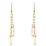Swarovski 6460 Column 20mm Crystal Goldn Shadow 2 pack