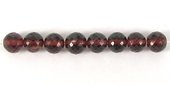 Garnet AAA+ 6mm Faceted Round EACH bead-beads incl pearls-Beadthemup