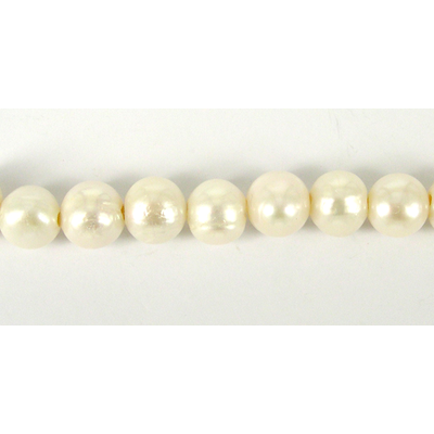 Fresh Water Pearl 10-11mm Potato 2.5mm hole EACH BEAD