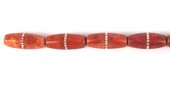 Sponge Coral w/Swarovski 12x22mm EACH Bead-gemstone beads-Beadthemup