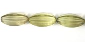 Lemon Quartz 15x30mm Polished 6 Side olive Bead-beads incl pearls-Beadthemup