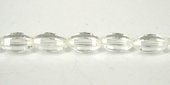 Clear Quartz Faceted Olive 9x5.5mm EACH bead-beads incl pearls-Beadthemup