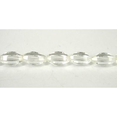 Clear Quartz Faceted Olive 9x5.5mm EACH bead