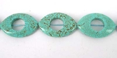 Dyed Howlite Elipse 28x19mm w/hole each bead-beads incl pearls-Beadthemup