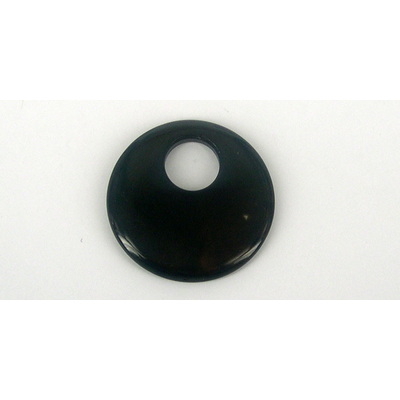Agate 50mm 20mm hole Pendant Round