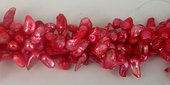 Fresh Water Pearl Blister 13-15mm Coral strand-f.w.blister pearl $3.50 and $4.50-Beadthemup