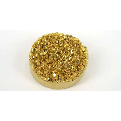 Juicy Agate 24K Gold plate 35mm bead