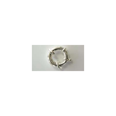 Sterling Silver 18mm Bolt Ring EACH