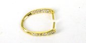 LAST ONE Vermeil Bail CZ 16mm-findings-Beadthemup