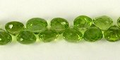 Peridot 6x5mm Faceted onion shape EACH Bead-beads incl pearls-Beadthemup