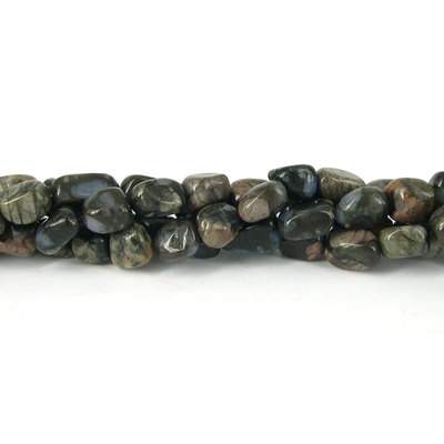 Grey Opal nugg Polished 10x8mm st/34 beads