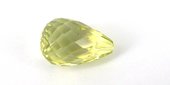 Lemon Quartz 10x15mm Faceted  Briolette Pair-beads incl pearls-Beadthemup