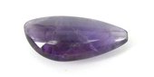 Amethyst 12x25x7mm Petal Pair A-beads incl pearls-Beadthemup