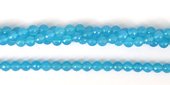Chalcedony Sea Blue Faceted Round 8mm/50-beads incl pearls-Beadthemup