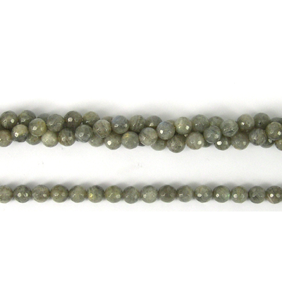 Labradorite Faceted Round 8mm beads per strand 50 Beads