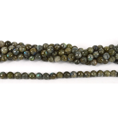 Labradorite Faceted Round 10mm beads per strand 36Beads