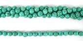 Turquoise Natural Polished Round 8mm beads per strand 50Beads-beads incl pearls-Beadthemup