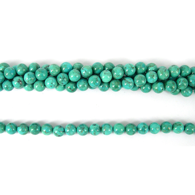 Turquoise Natural Polished Round 8mm beads per strand 50Beads