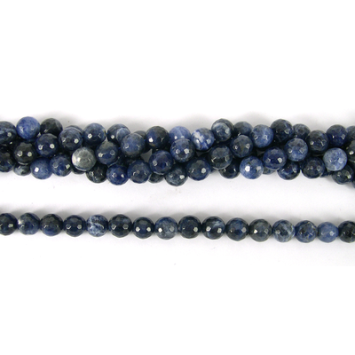 Sodalite Faceted Round 8mm beads per strand 48Beads