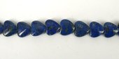 Lapis Polished Heart 15mm EACH BEAD-beads incl pearls-Beadthemup