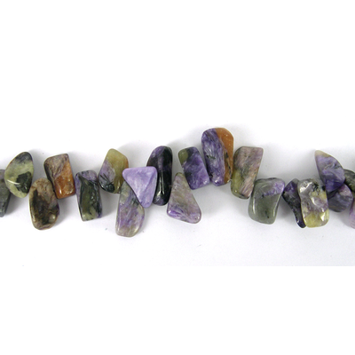 Charoite Long Chip approx 12-22mm  65Beads
