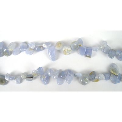 Blue Lace Agate T/d Nugget 10-14mm/54Beads